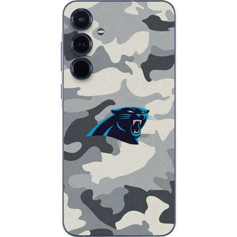 NFL Carolina Panthers Camo Galaxy A55 5G Skin